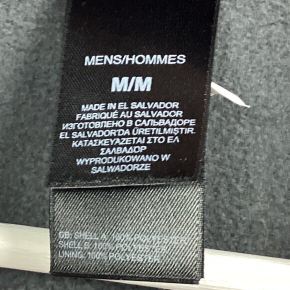 The North Face Fleece Zip Up Red Gray M - Picture 4 of 8